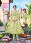Zeenat Vol 12 By Kavya Capsule Foil Printed Readymade Suits Wholesale Shop In Surat
